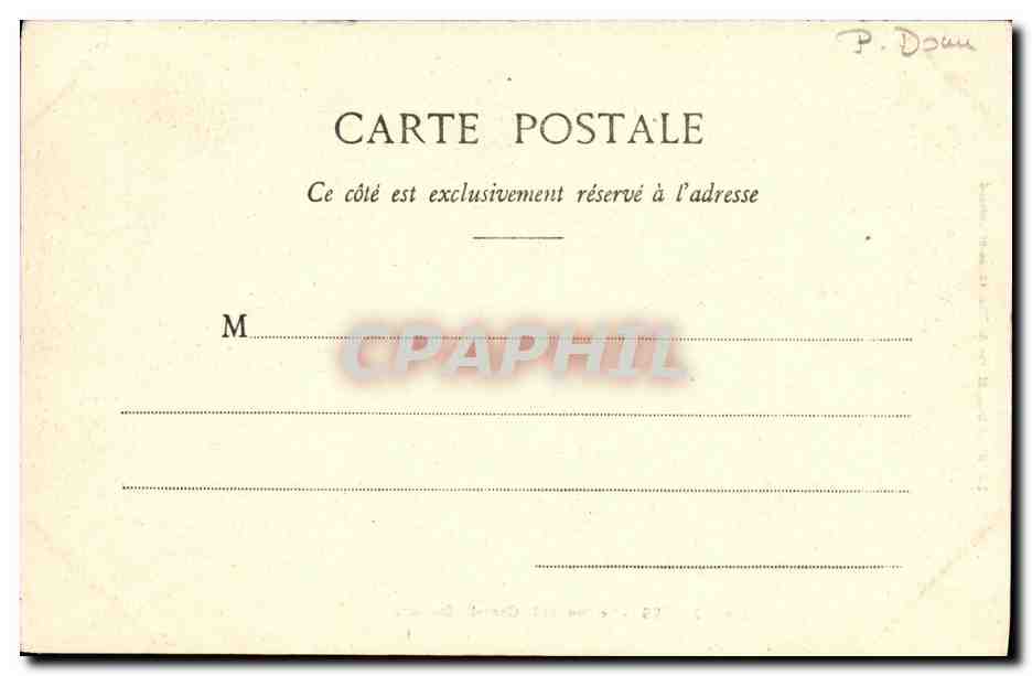 CPA Thiers Le Pont et la Chapelle St Roch — Rückseite