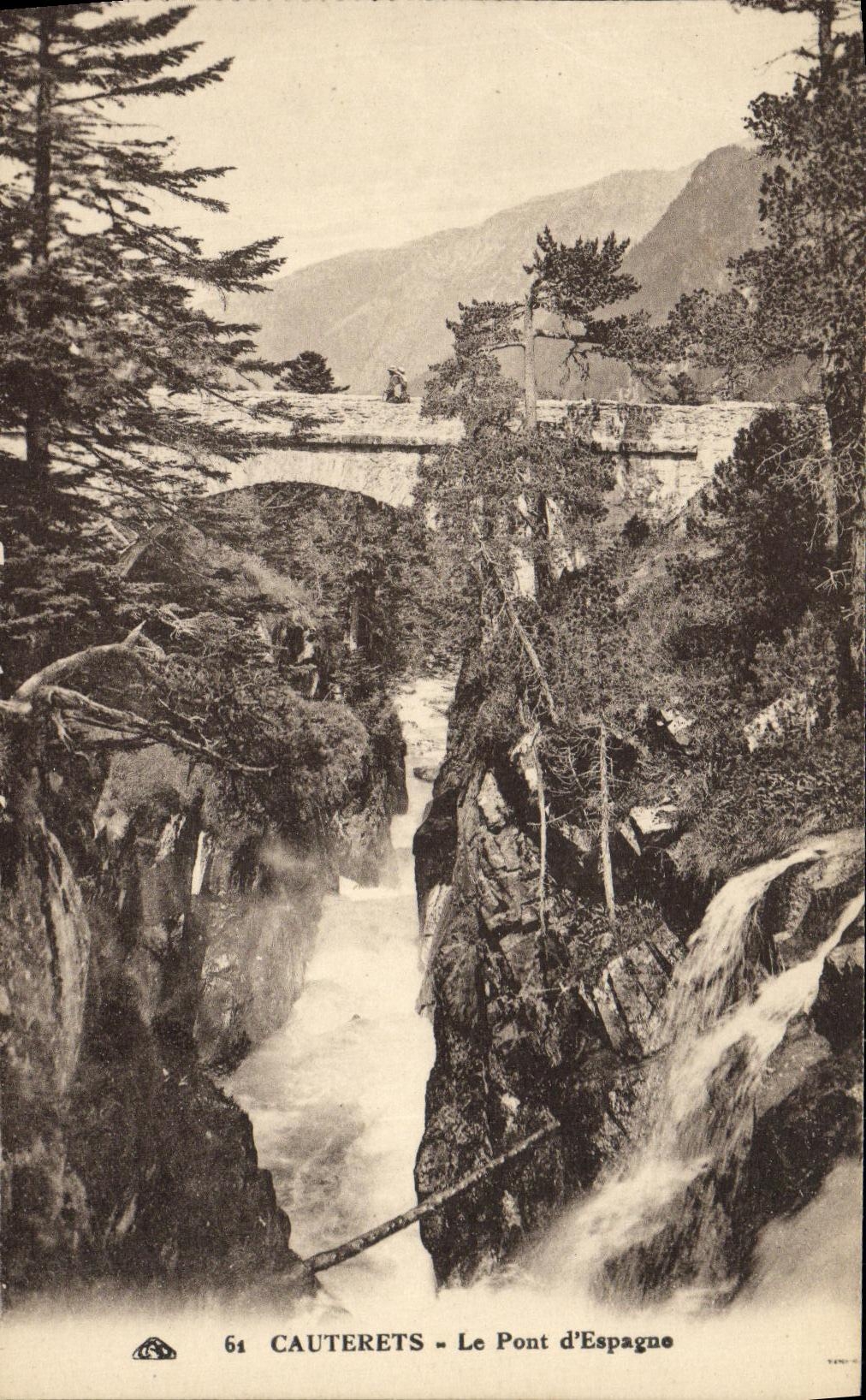 CPA Cauterets Le Pont D Espagne