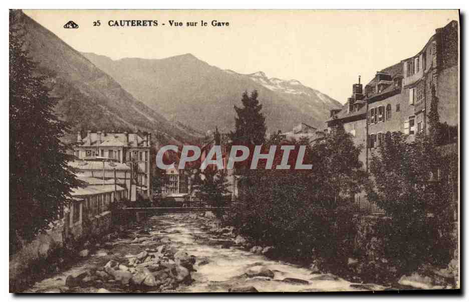 Cauterets - Ansicht des Gave