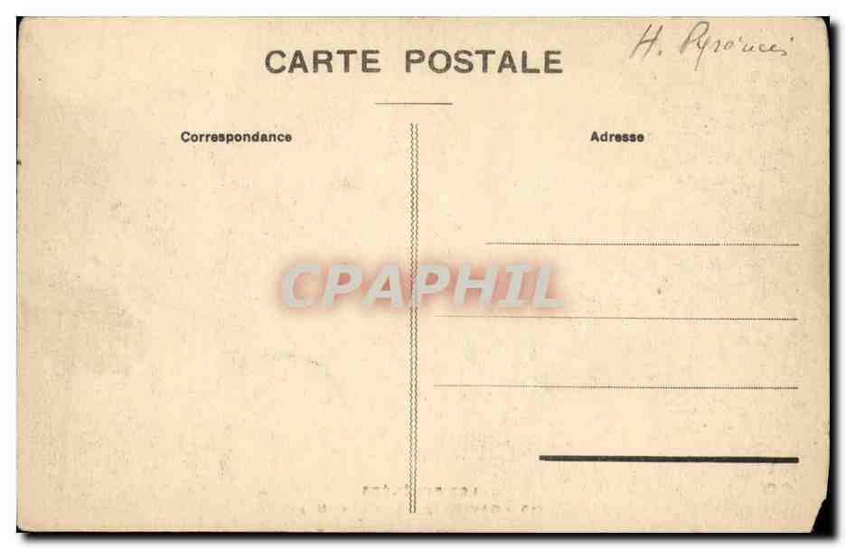 CPA Gavarnie Le Pont de Neige — Rückseite