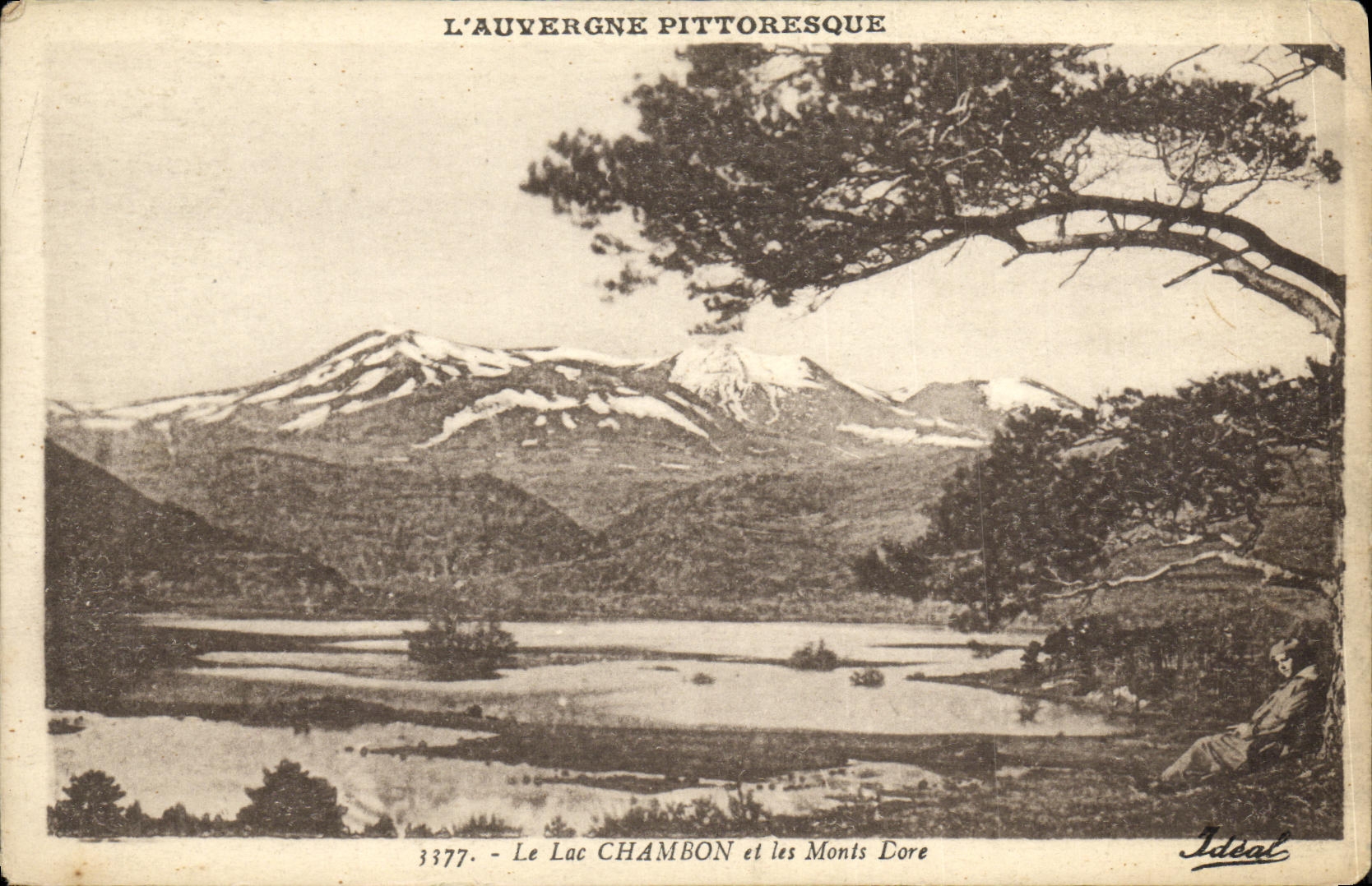 CPA Le Lac Chambon et les Monts Dore