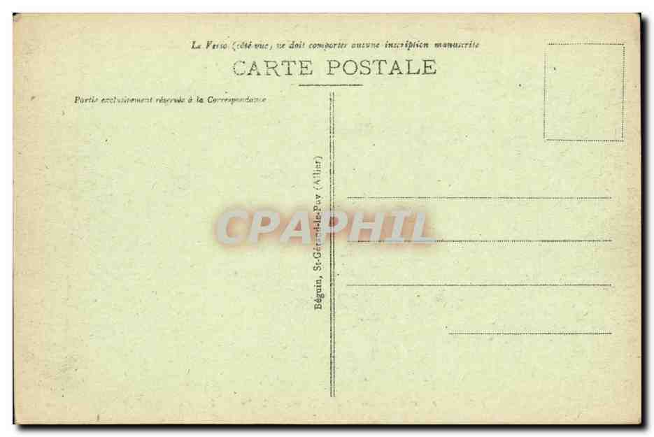 Le Lac Chambon et dans la brume le Puy de l'Angle — L'Auvergne pittoresque — Ideal, n° 3380 — Reverso