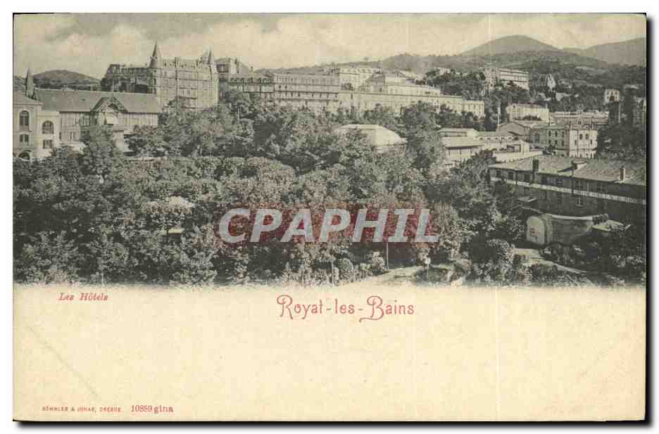 CPA Royat les Bains Les hotels
