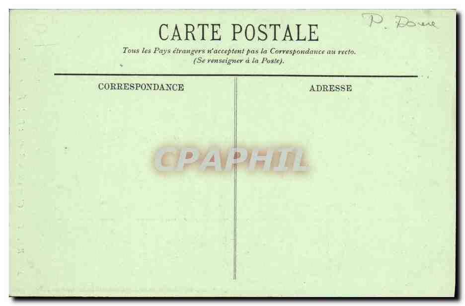 CPA Royat Chemin de la Grotte et Vieille Eglise — Rückseite
