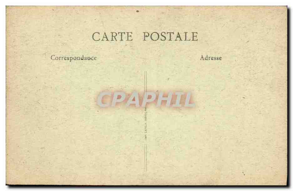 CPA Clermont Ferrand Caserne Destaing Militaria — Verso