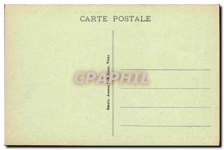CPA Clermont Ferrand Square Blaise Pascal et le Puy de Dome  — Rückseite