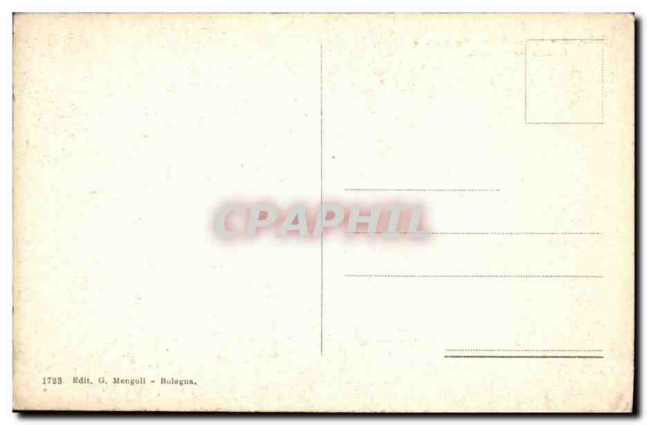 CPA Bologna Piozza Vittorio Emanuele Pqlazza del Podesta — Rückseite