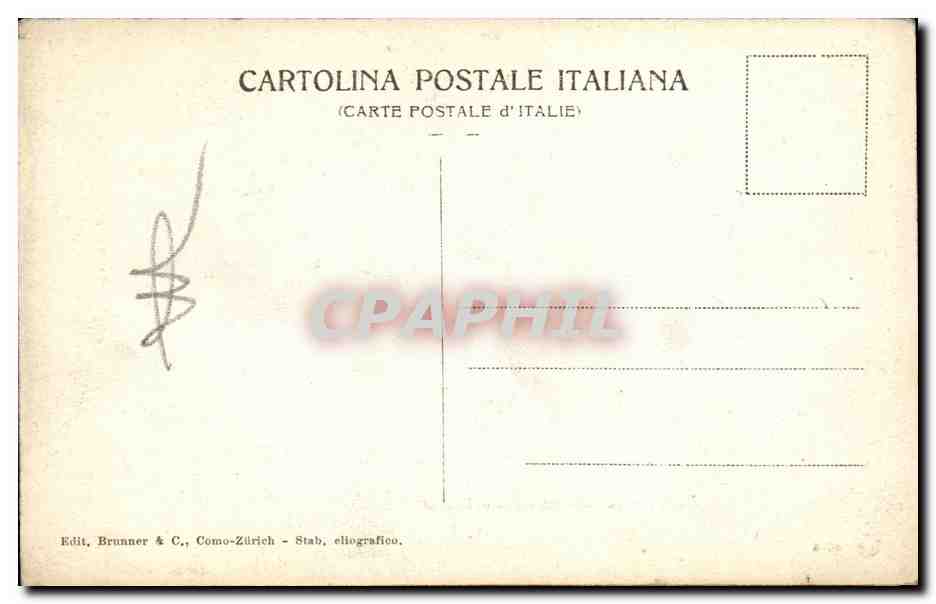 CPA Roma Facciata del Palozzo Farnese — Rückseite