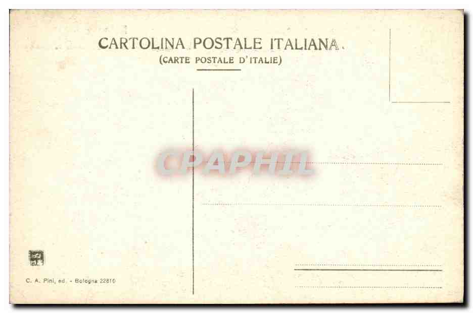 CPA Bologna Francesca Monumenti d Odofredo ed Accursia — Rückseite