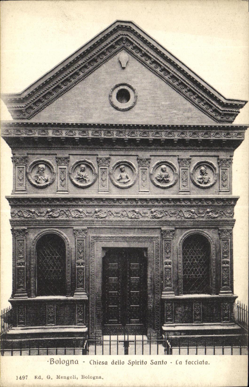 CPA Bologna Chisa Dello Spirito Santo La Facciata