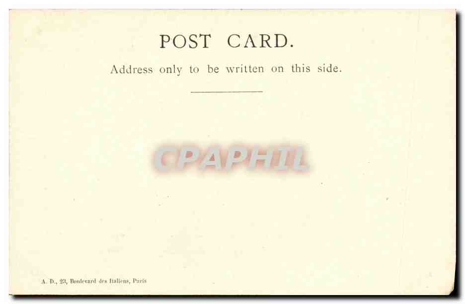 CPA The New Coloss of Rhodes Bleriot 1909 Aviation — Rückseite