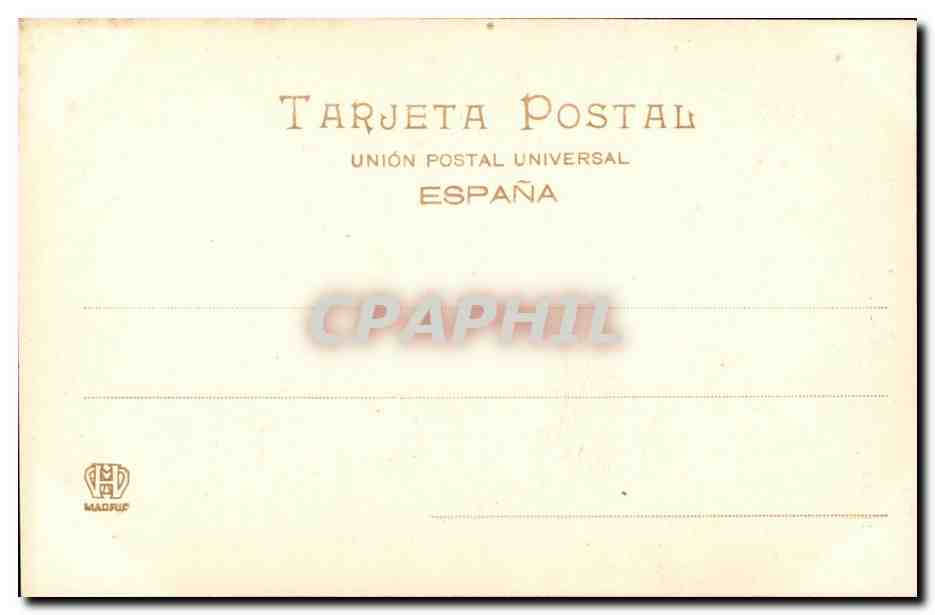 Monasterio del Escorial — La Biblioteca — Hauser y Menet, n° 348 — Verso