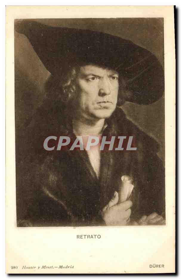 CPA Retrato Durer