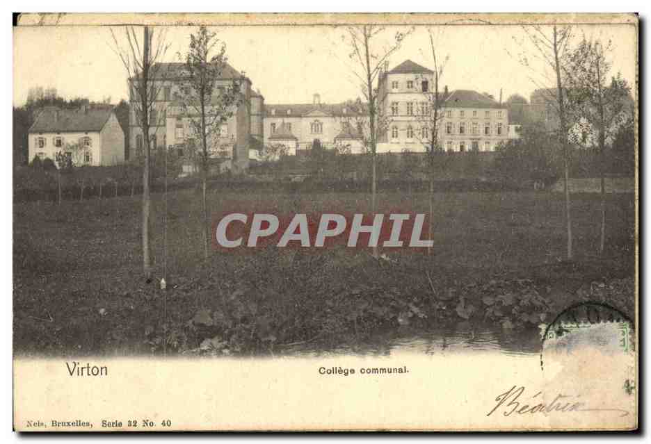 CPA Virton La Carmel College communal — Rückseite