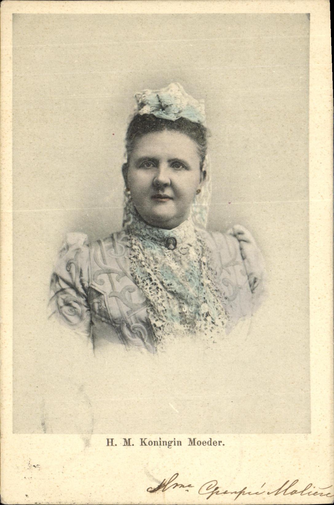 H.M. Koningin Moeder — portrait — photographe Gaspie Moliere