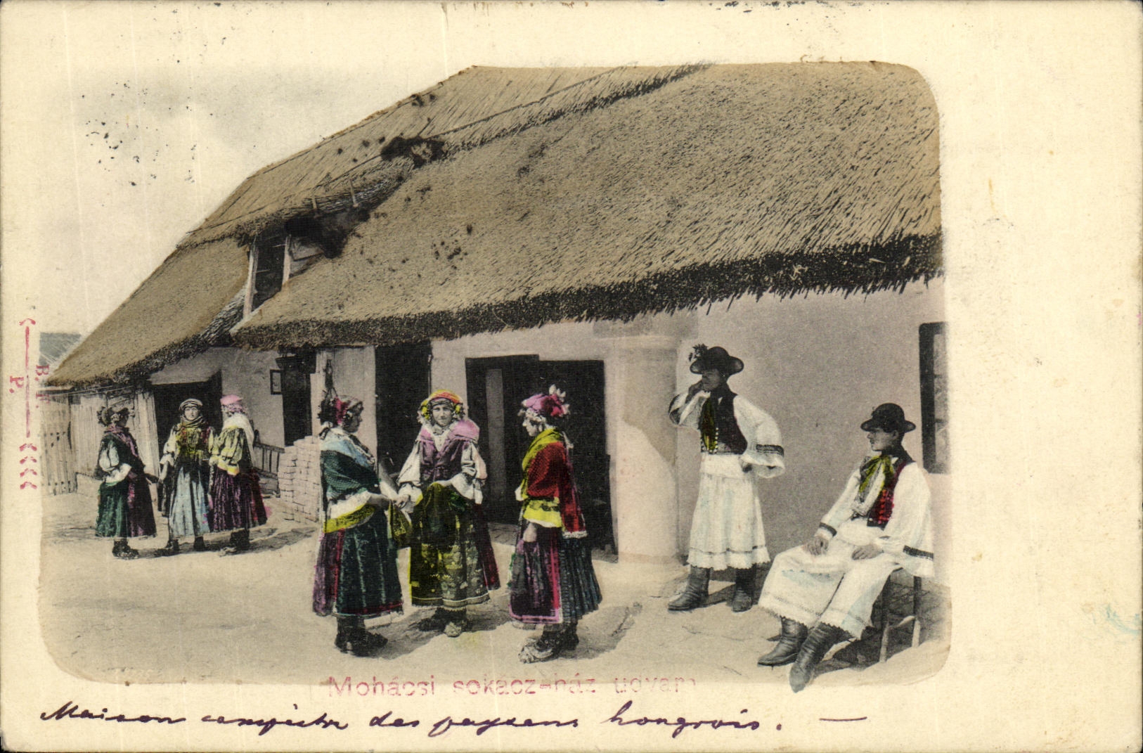 CPA Mohacsi Hongrie Folklore Costume