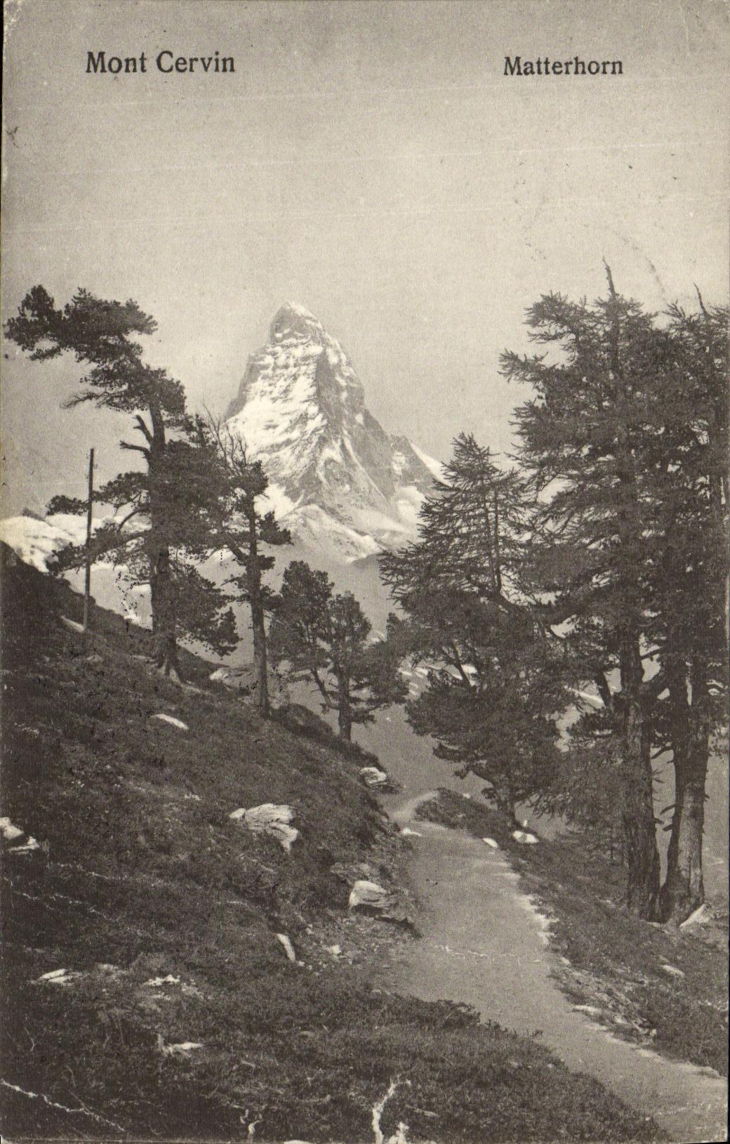 Mont Cervin — Matterhorn — Édition M. Kesternich, n° 100
