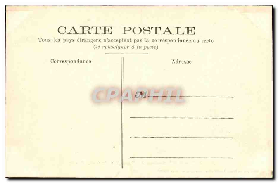 CPA Pagode de Rameswarm Une Galerie du Grand Cloitre — Rückseite