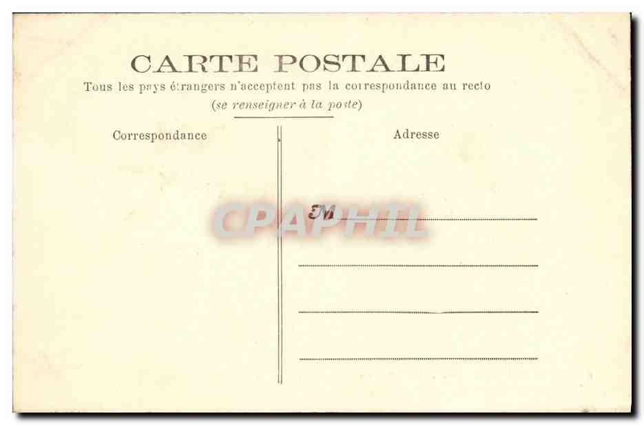 CPA Grande Pagode de Madura Etang Scare et Gopuras — Rückseite