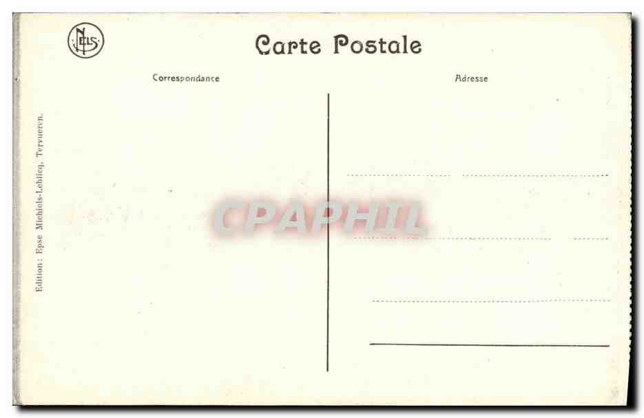 Tervuueren. Nouveau musée du Congo. La galerie des bois — Édition Neels, Tervuueren — Rückseite