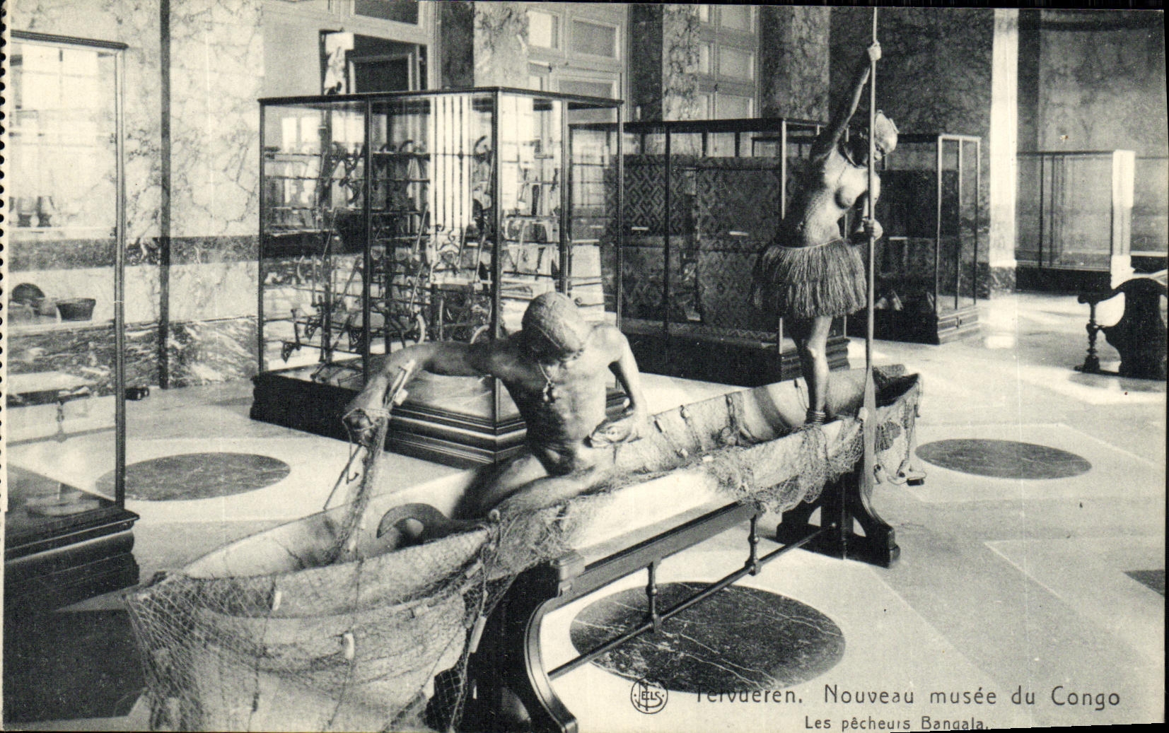 Les pêcheurs Bangala — Nouveau musée du Congo — Tervueren
