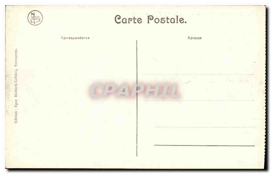 Tervueren. Nouveau musée du Congo. La salle des produits. — Rückseite
