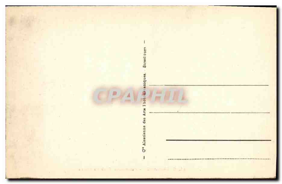 CPA Casablanca Automobile Club du Maroc — Verso