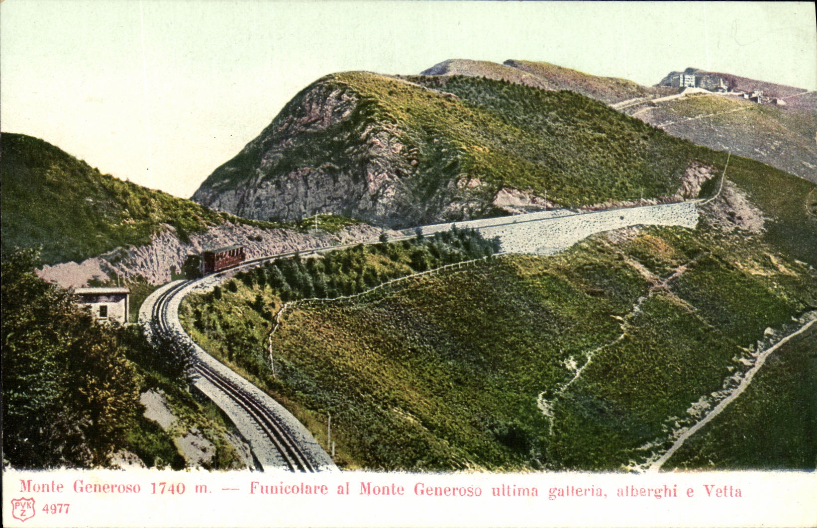 CPA Monle Generoso Furicolare al Monte Generoso 