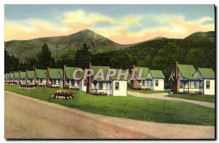 CPA English village East indian Head White Mountains New Hampshire carte toilee 