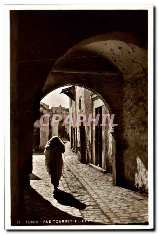 CPA Tunis Rue Rourbet El Bey 