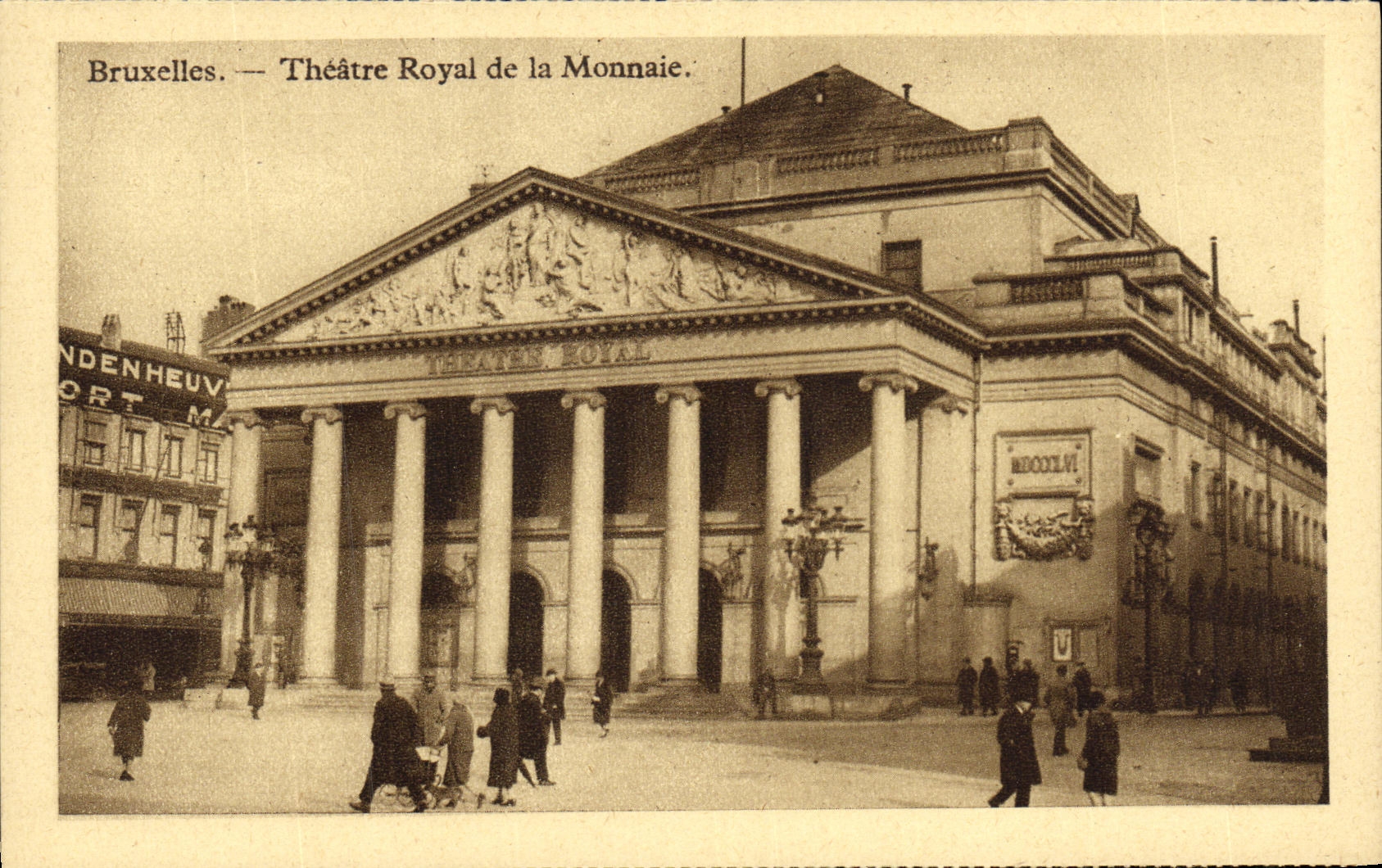 CPA Bruxelles Theatre Royal de la Monnaie