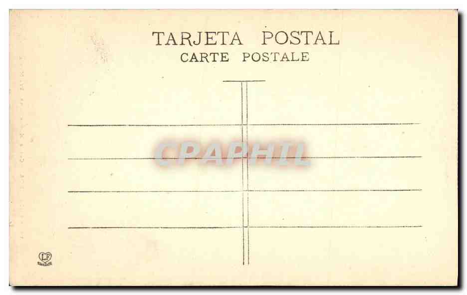 CPA Puigcerda Calle Mayor autes Sta Maria  — Rückseite