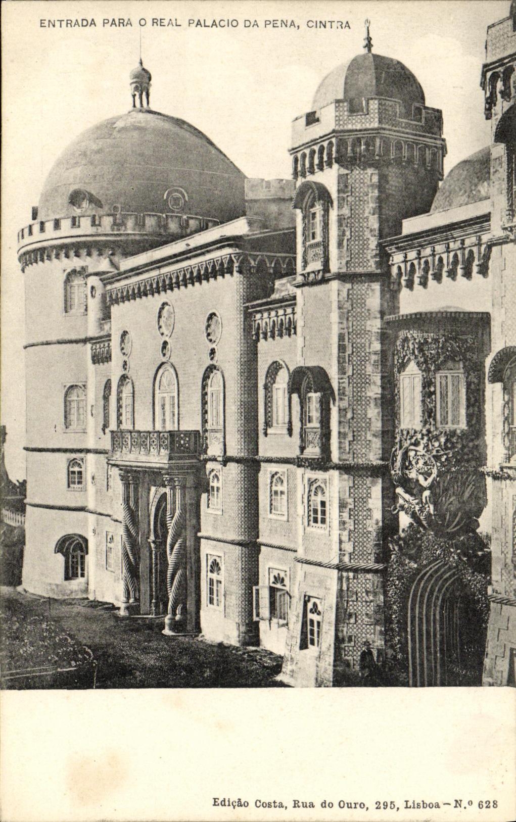 CPA Entrada Para o real Palacio da Pena Cintra 