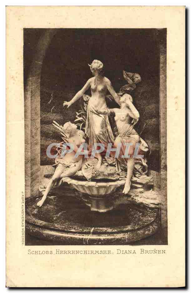 Schloss Herrenchiemsee: Diana Brunnen — J. Kopp Kunstverlag München