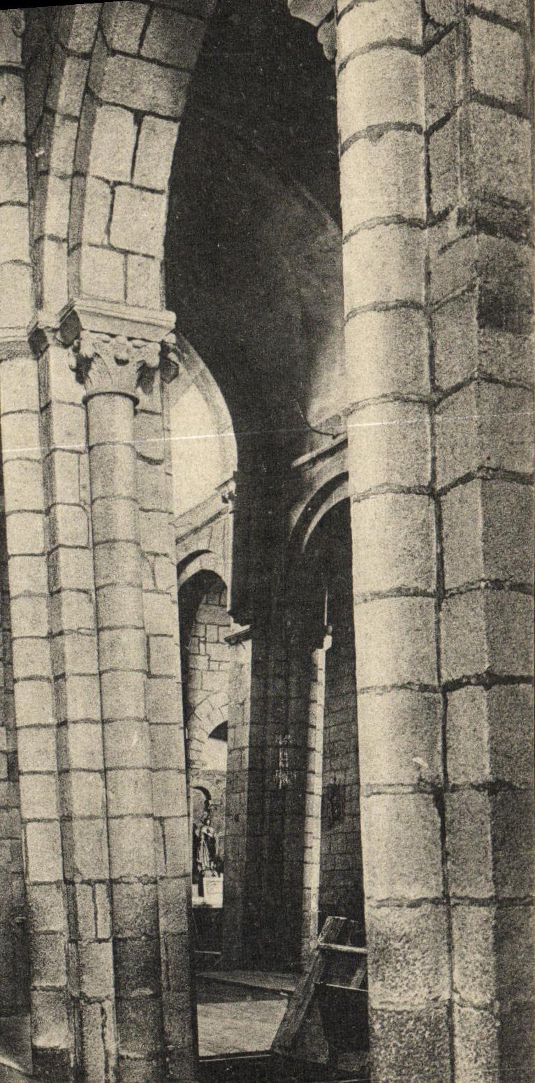 CPA Santiago Columnas Inclinadas de la Real Colegiata de Sar