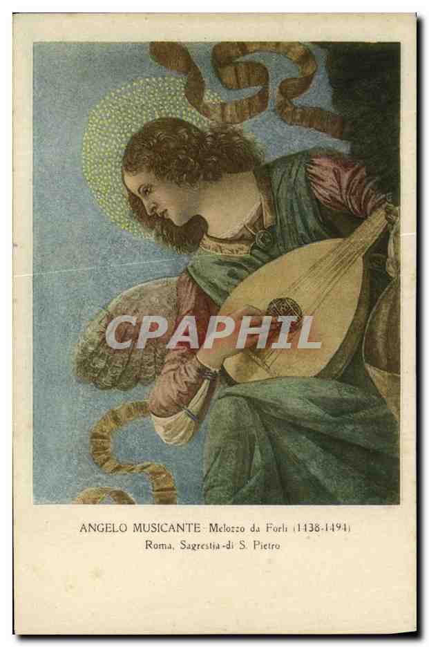 CPA Angelo Musicante Melozzo da Forli Roma