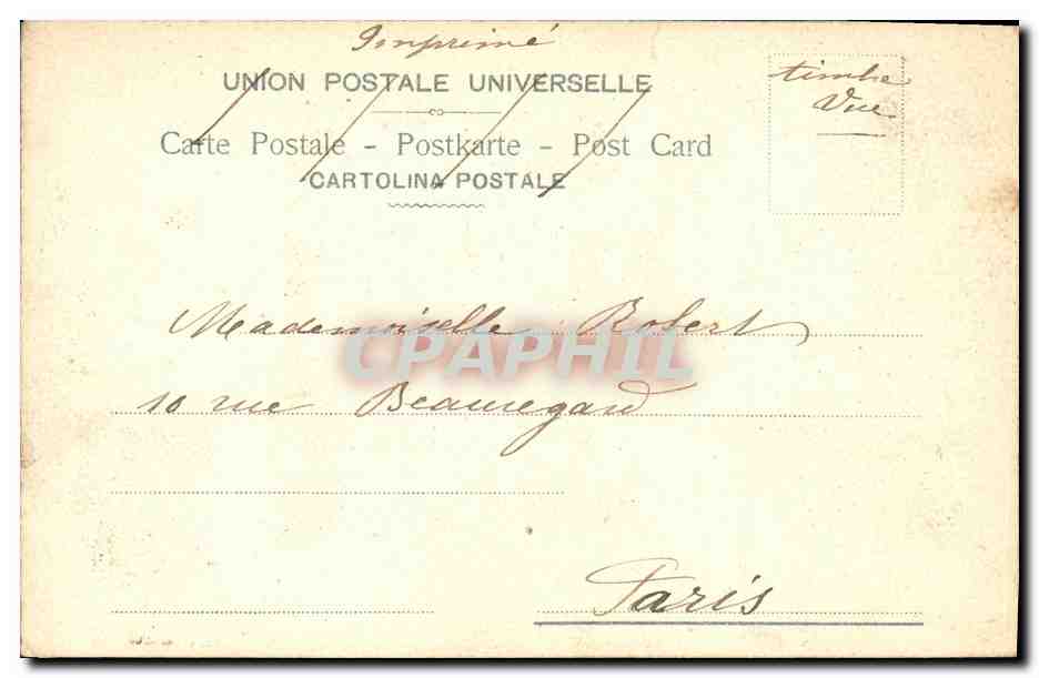 CPA Roma Basillica di San Paolo  — Rückseite