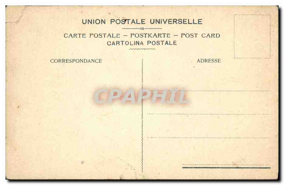 CPA Napoli Besuvio Effette di Neve — Verso