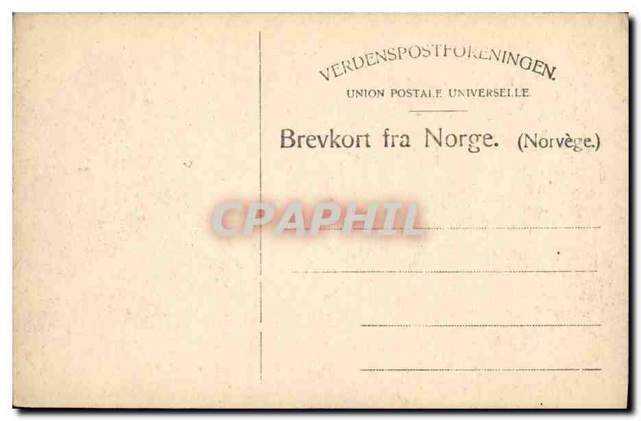 CPA Nedre Lerfos pr Trondhejm — Verso