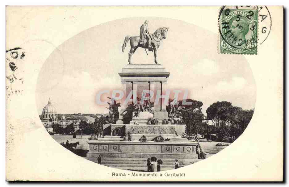 CPA Roma Monumento a Garibaldi