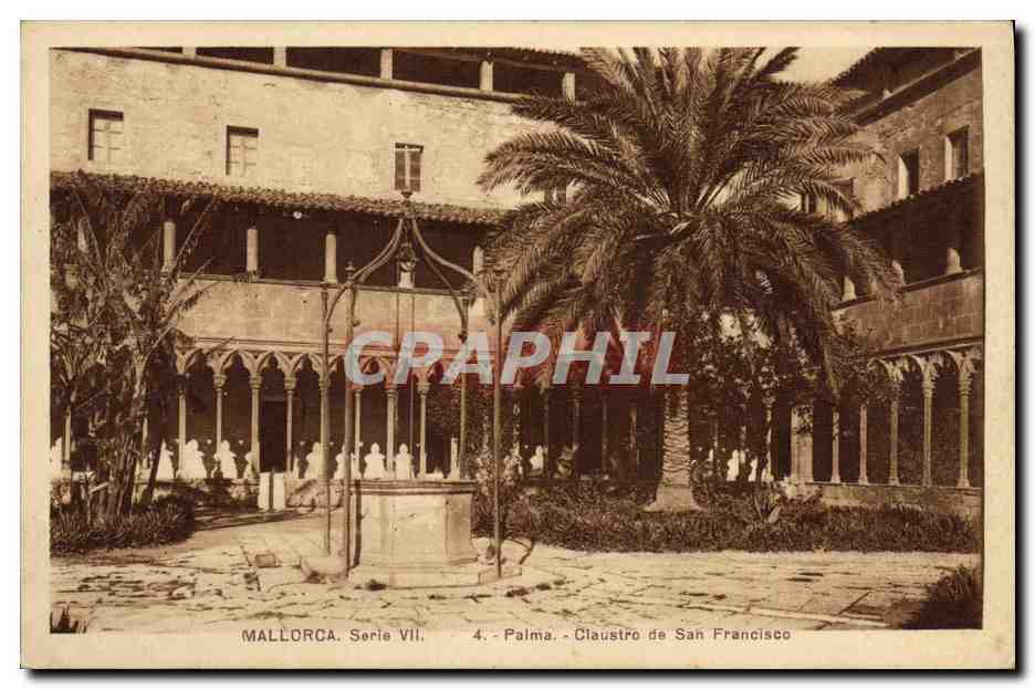 CPA Mallorca Serie Vll Palma Claustro de San Francisco