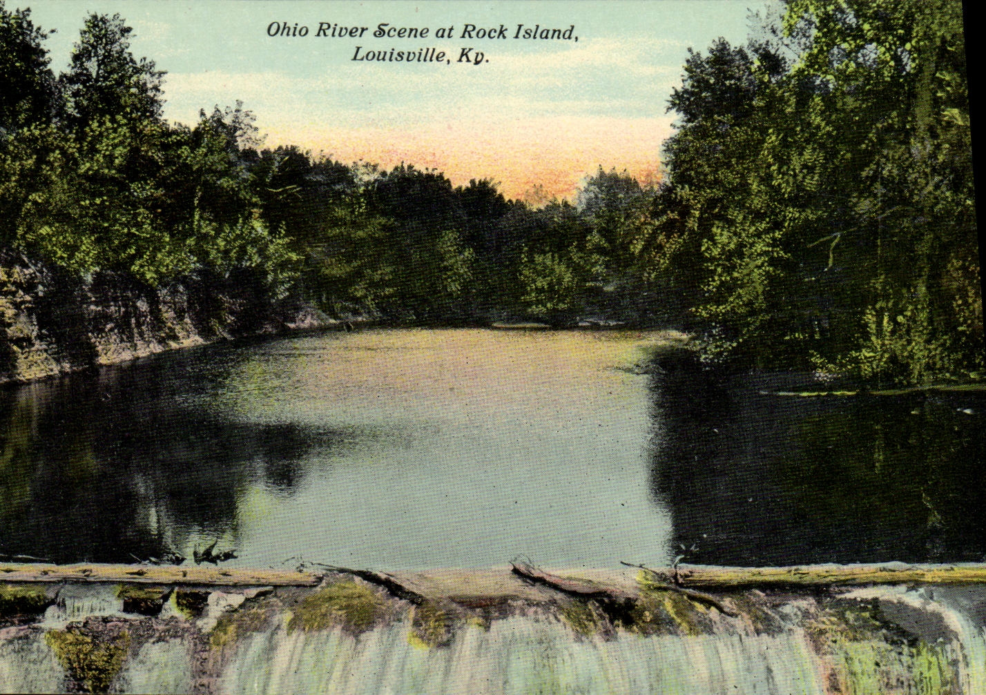 CPA Ohio River Scene at Rock Island Louisville