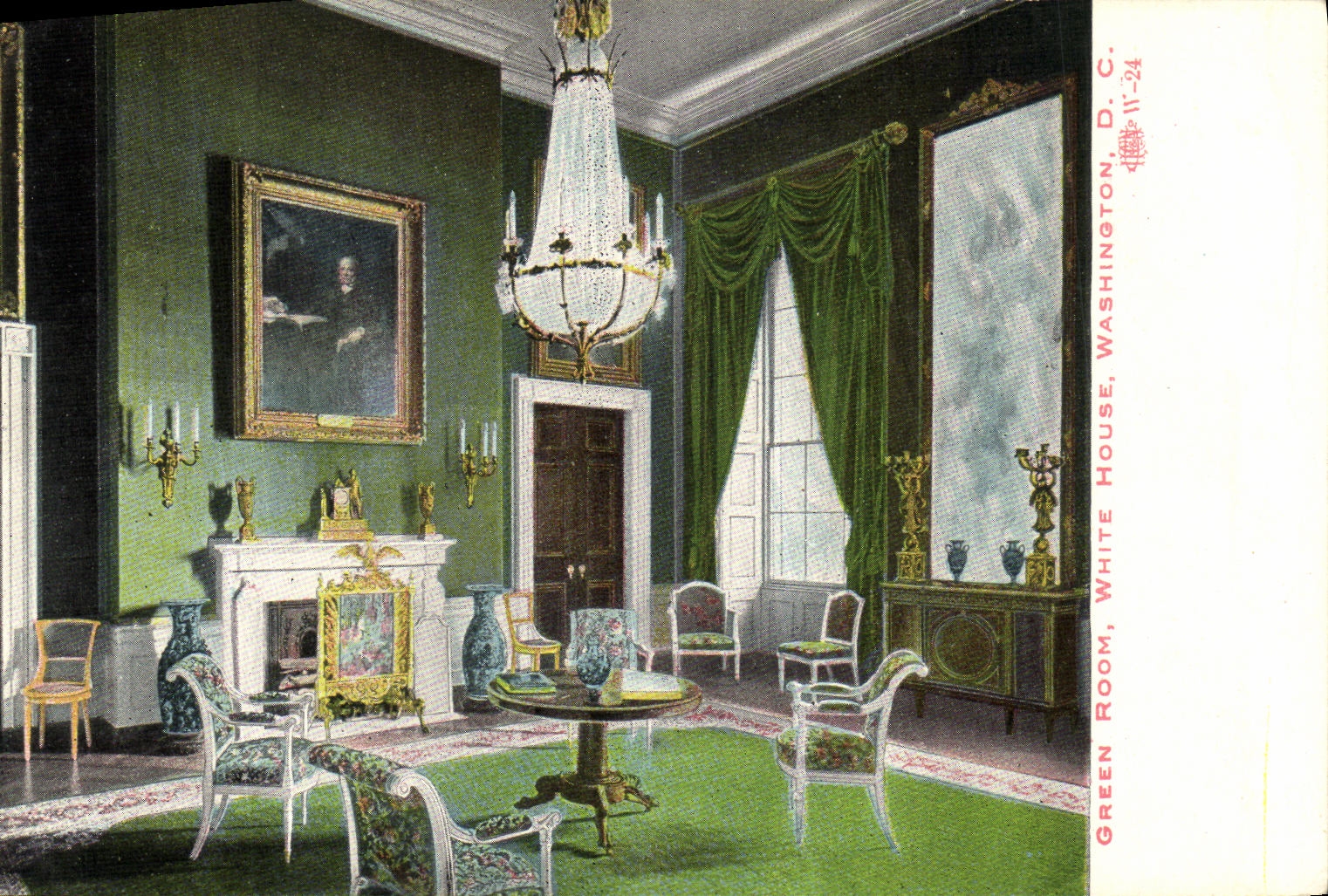 CPA Green Room White House washington D c