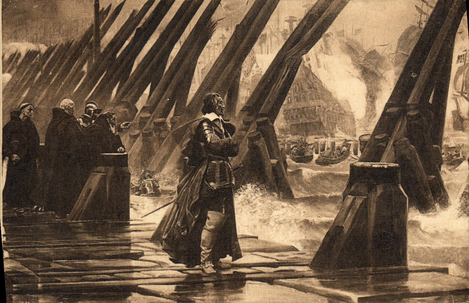 CPA Musee de la Rochelle Richelieu sur la digue Henri Motte