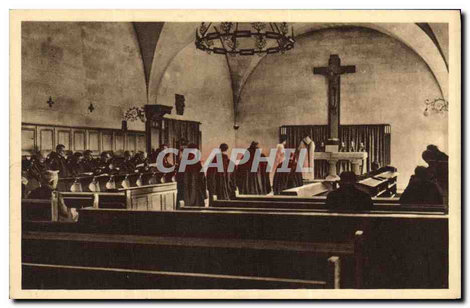 CPA Abbaye De Saint Wandrille L oratoire