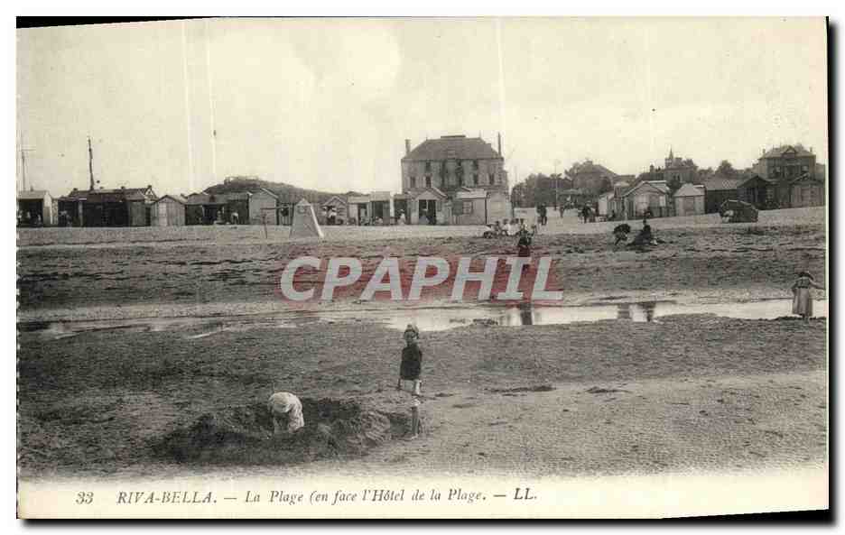 Riva-Bella — La Plage (en face l'Hôtel de la Plage) — LL, n°33