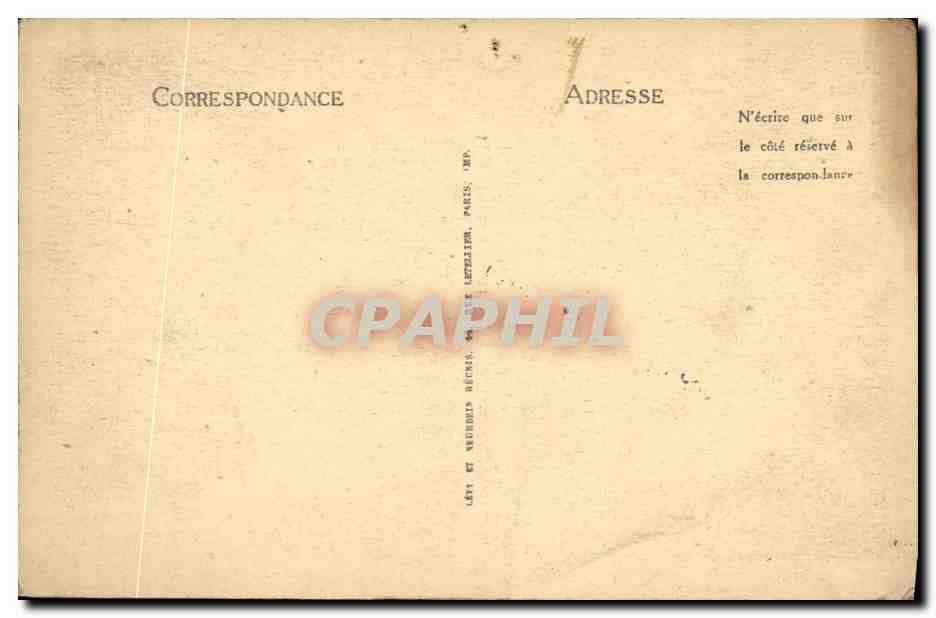 CPA Rabat La Casbah des Oudaias — Rückseite