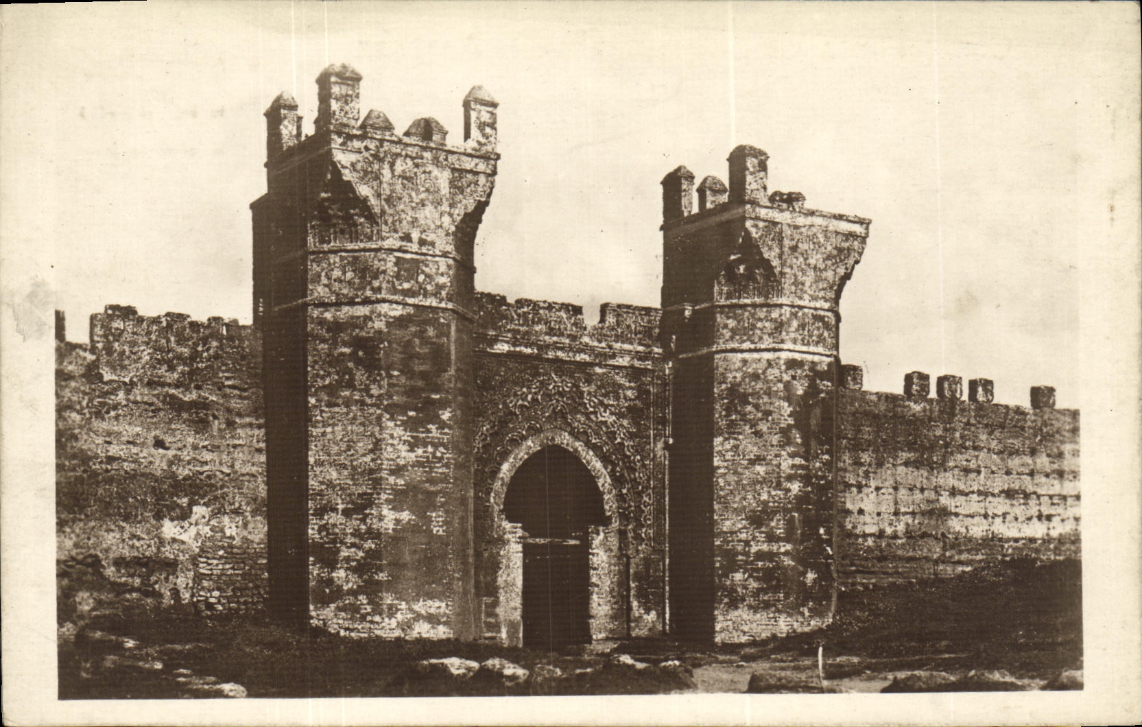 CPA Rabat Porte De la Casbah De Chellah Xlll e s