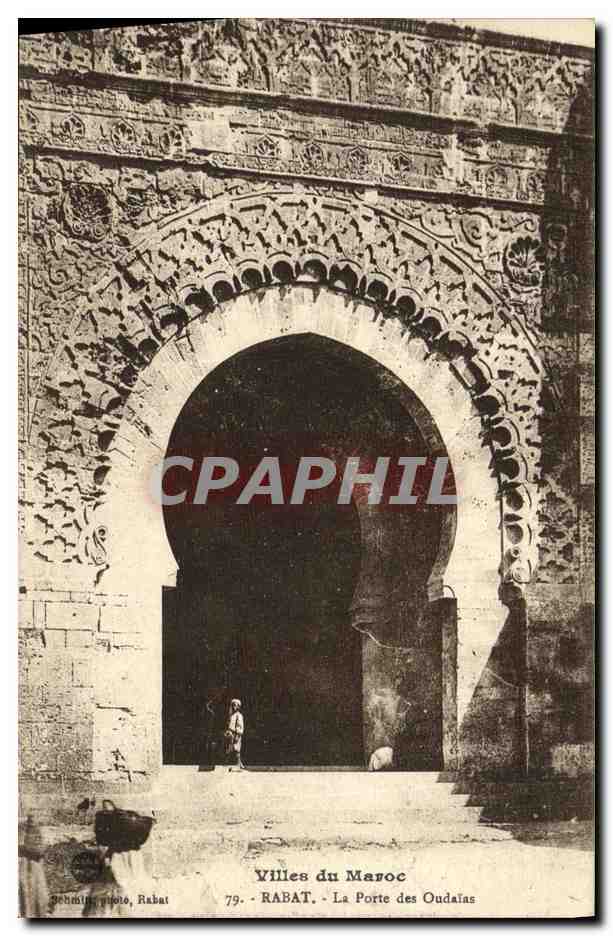 CPA Villes du Maroc Rabat La Porte des Oudaias