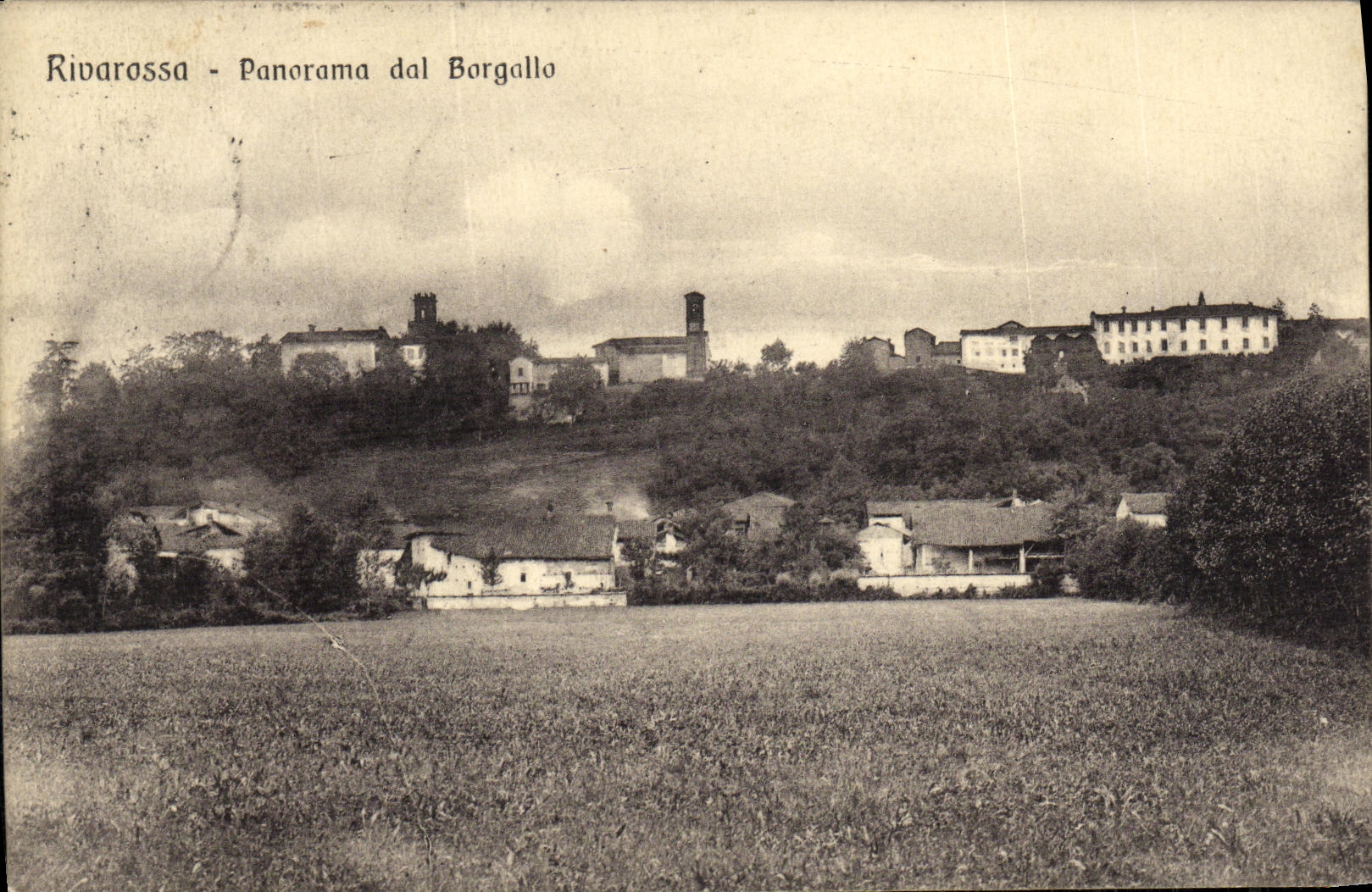 CPA Rivarossa Panorama dal Borgallo